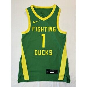 Oregon Fighting Ducks Nike Elite Youth Basketball Jersey Small #1